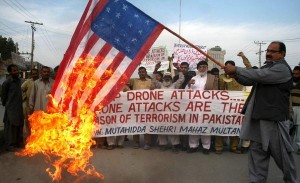 Anti-American Protest.  Source:  LA Times