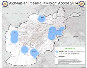 US Projects "Best Case" to only have access to 21% of Afghanistan in 2014