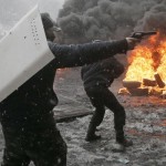 Protestors in Kiev Fire on Police